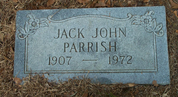 Jack John Parrish Gravestone Photo