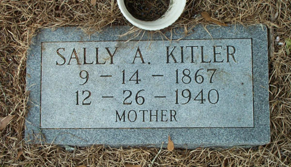 Sally A. Kitler Gravestone Photo