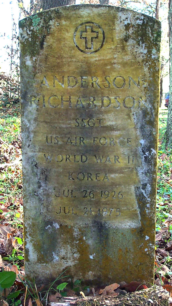 Anderson Richardson Gravestone Photo