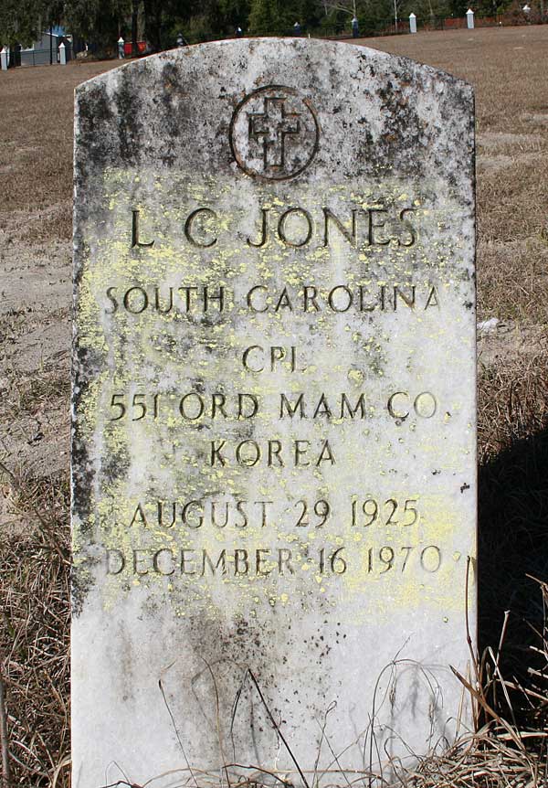 L.C. Jones Gravestone Photo