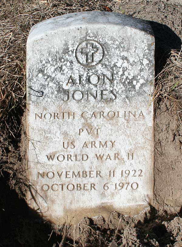 Alon Jones Gravestone Photo