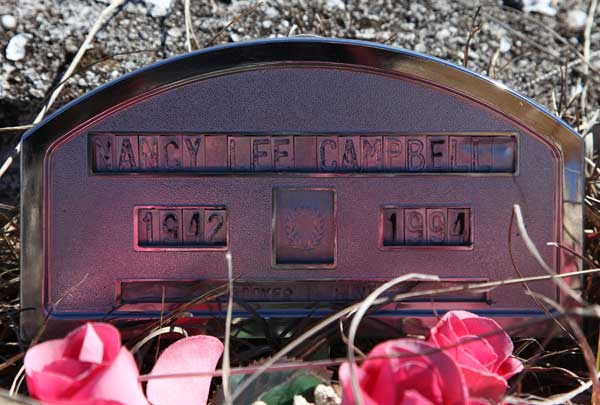 Nancy Lee Campbell Gravestone Photo