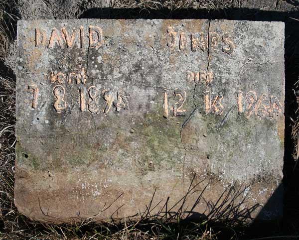David Jones Gravestone Photo
