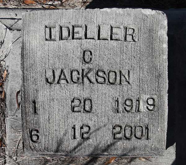 Ideller C. Jackson Gravestone Photo
