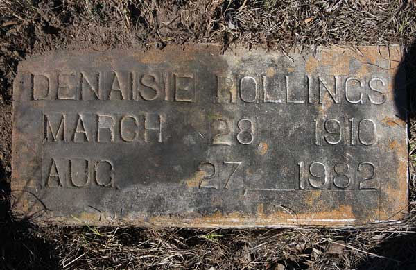 Denaisie Rollings Gravestone Photo