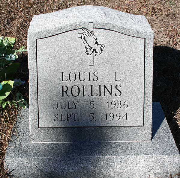 Louis L. Rollins Gravestone Photo