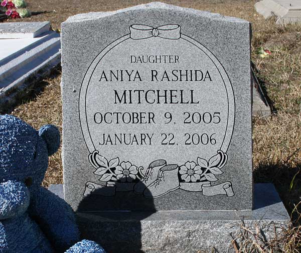 Aniya Rashida Mitchell Gravestone Photo