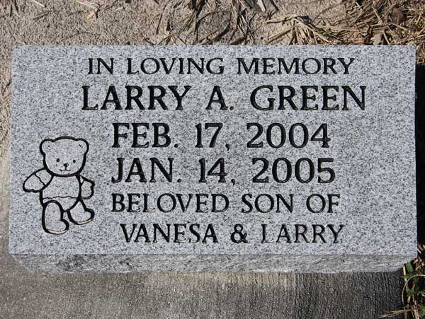 Larry A. Green Gravestone Photo