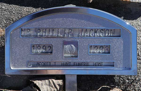 Phillip Jackson Gravestone Photo