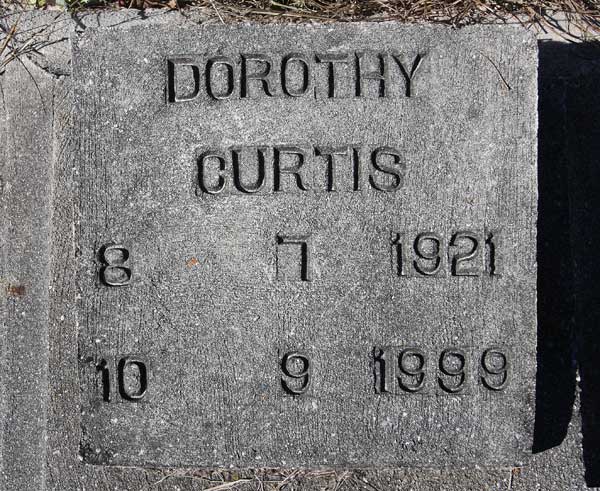 Dorothy Curtis Gravestone Photo