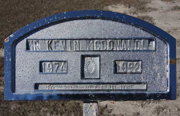 Kevin McDonald Gravestone Photo