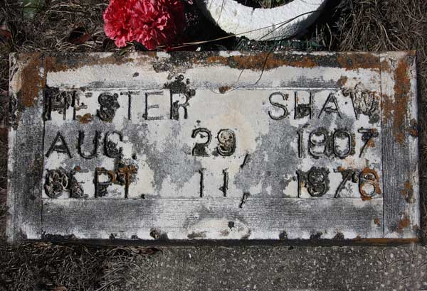 Hester Shaw Gravestone Photo