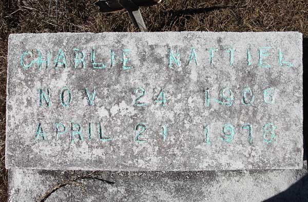 Charlie Nattiel Gravestone Photo