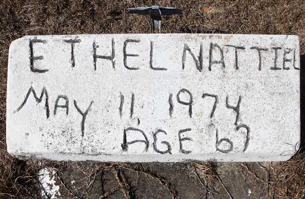 Ethel Nattiel Gravestone Photo