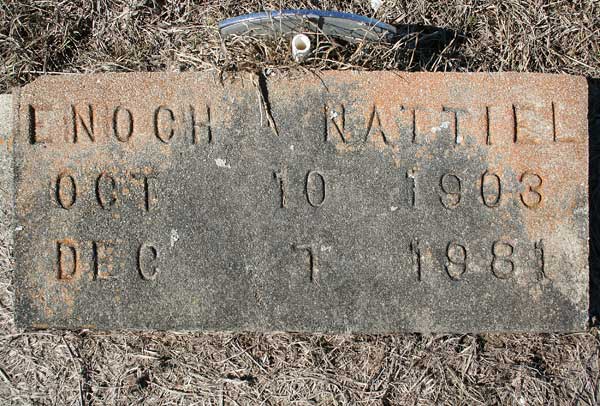 Enoch Nattiel Gravestone Photo