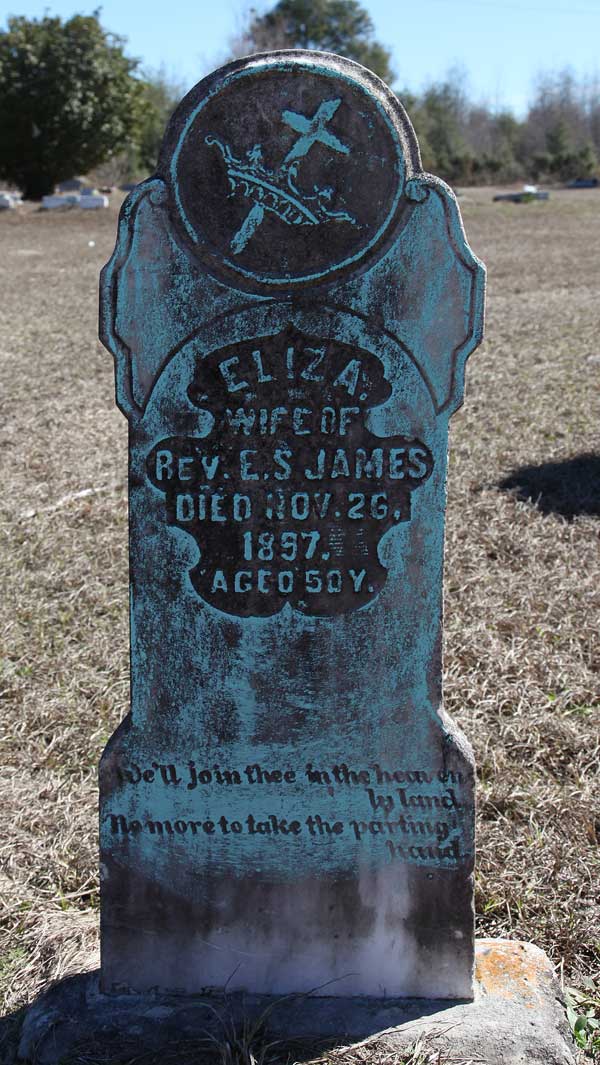 Eliza James Gravestone Photo