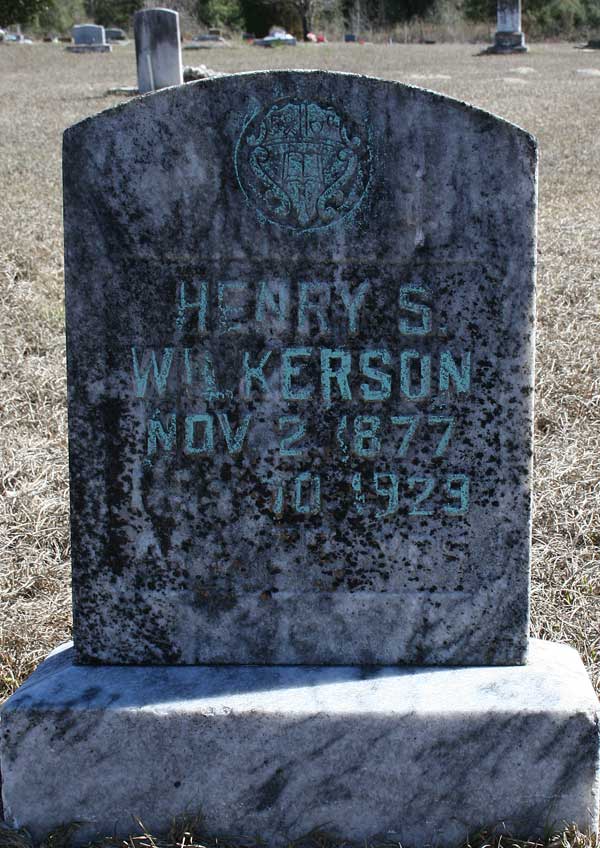 Henry S. Wilkerson Gravestone Photo