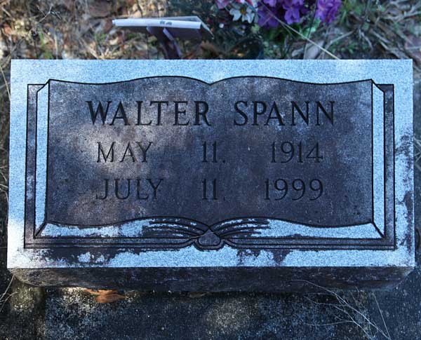 Walter Spann Gravestone Photo