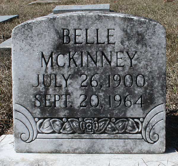 Belle McKinney Gravestone Photo