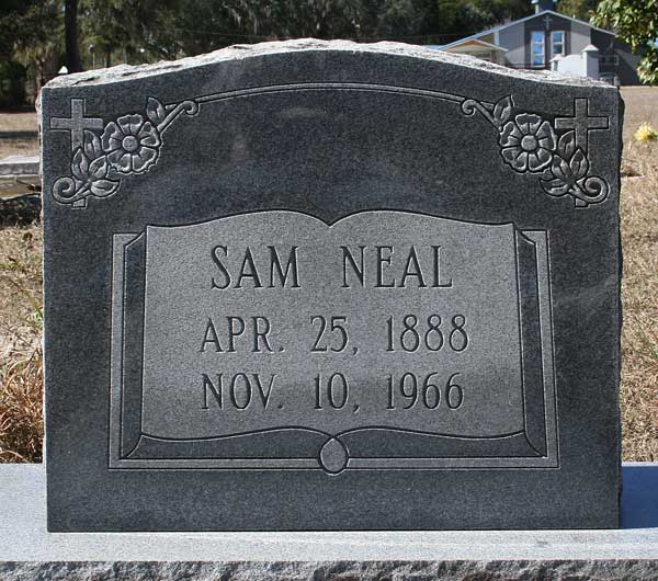 Sam Neal Gravestone Photo