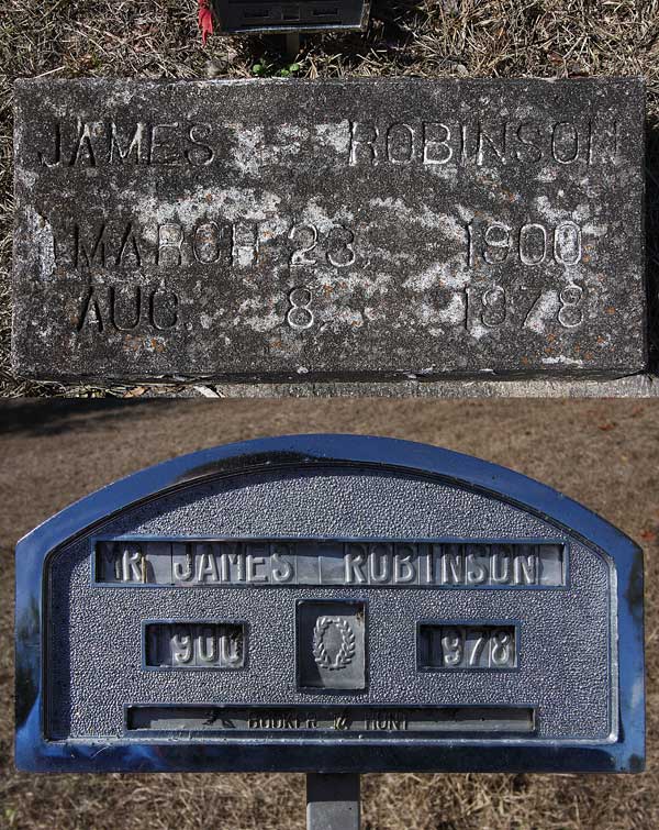 James Robinson Gravestone Photo