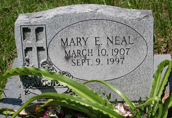 Mary E. Neal Gravestone Photo