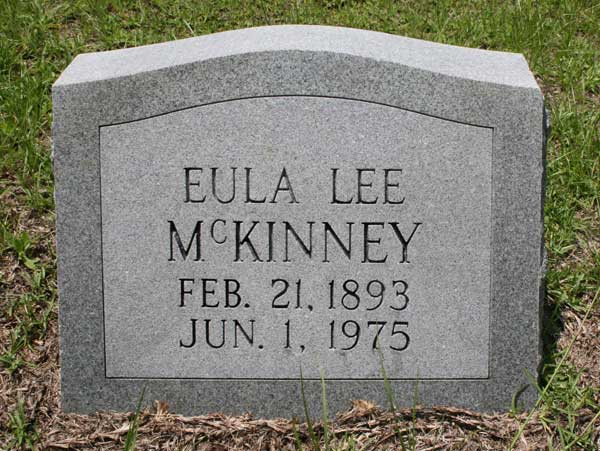 Eula Lee McKinney Gravestone Photo