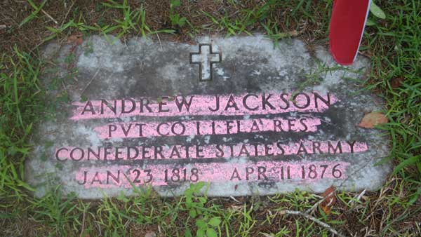 Andrew Jackson Gravestone Photo