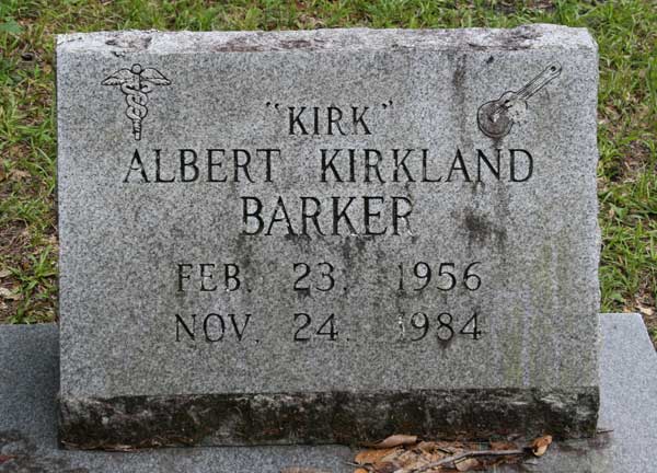 Albert Kirkland Barker Gravestone Photo
