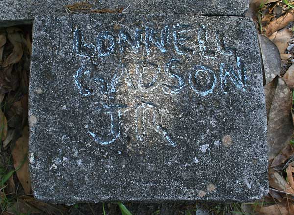 Lonnell Gadson Gravestone Photo