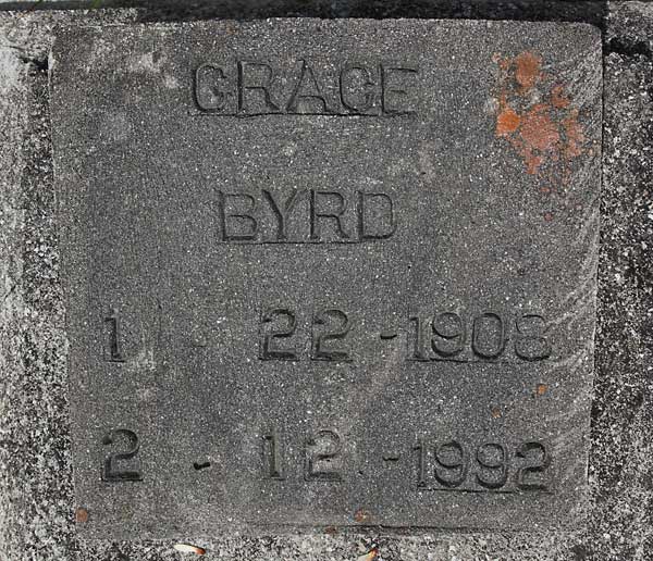 Grace Byrd Gravestone Photo