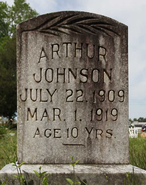 Arthur Johnson Gravestone Photo