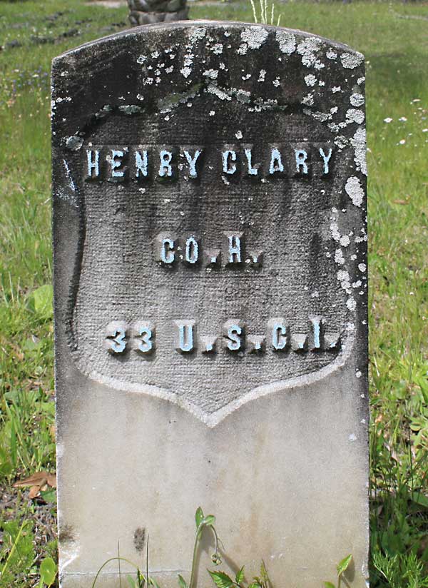 Henry Clary Gravestone Photo