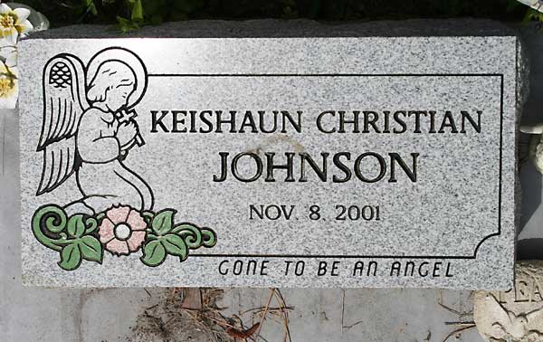 Keishaun Christian Johnson Gravestone Photo