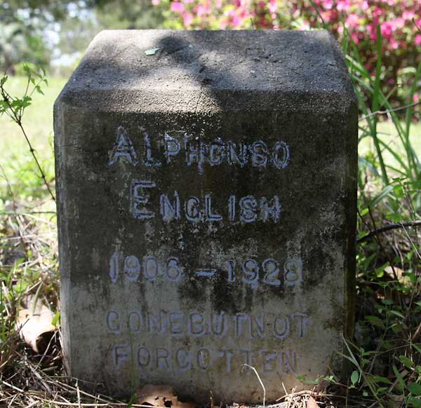 Alphonso English Gravestone Photo