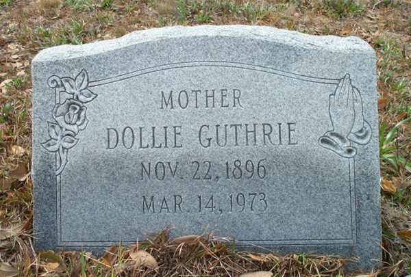 Dollie Guthrie Gravestone Photo