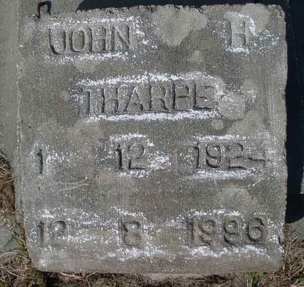 John H. Tharpe Gravestone Photo