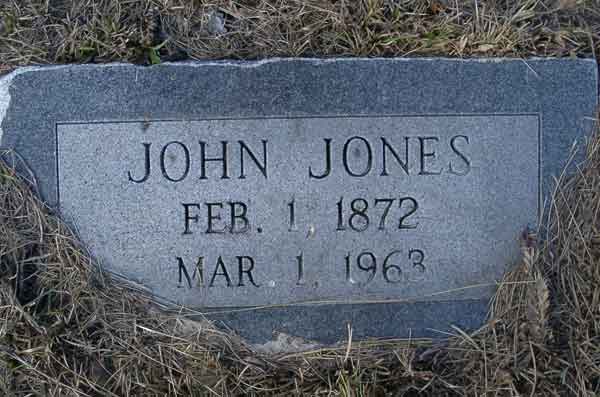 John Jones Gravestone Photo