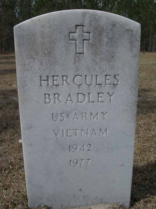 Hercules Bradley Gravestone Photo