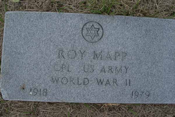 Roy Mapp Gravestone Photo